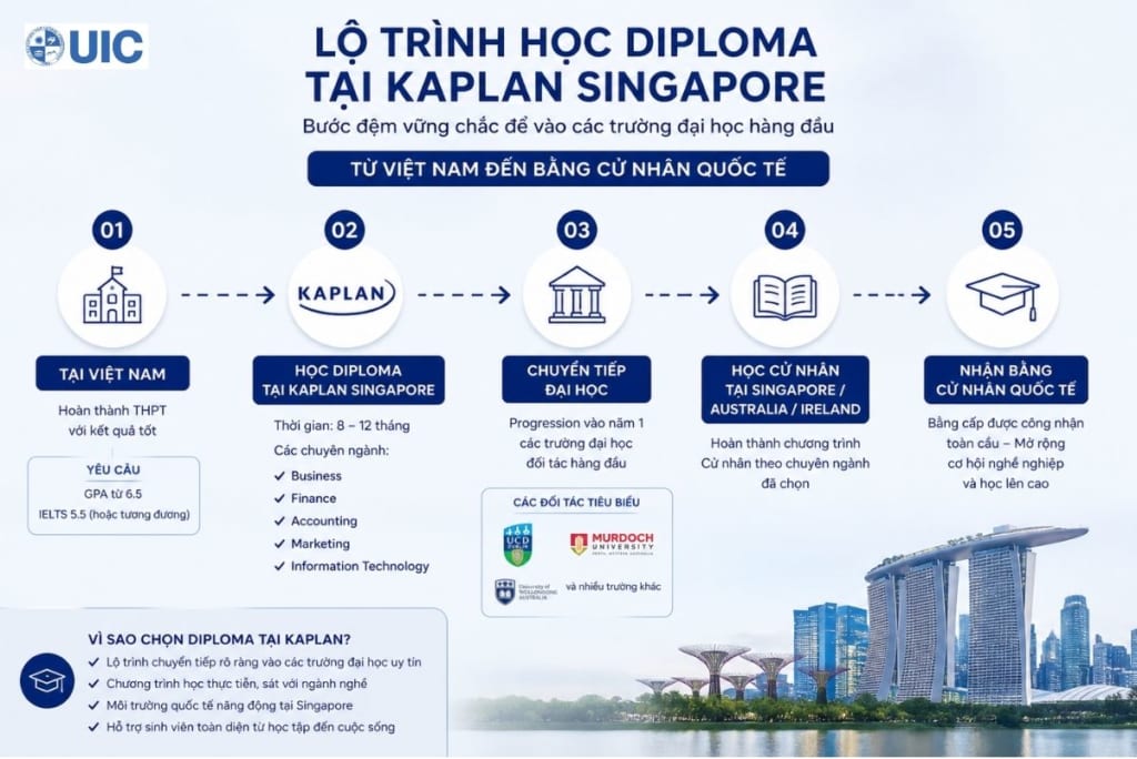 UCD Kaplan; Học bổng du học
